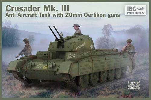 (SO) 1/72 IBG Crusader Anti Air Tank Mk. III with Oerlikon Guns -