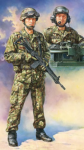 (SO) 1/16 Tamiya JGSDF Tank Crew (2)