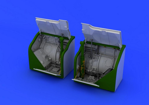 (SO) 1/48 Eduard MiG23M/MF Main Wheel Bay for TRP (PE & Resin)