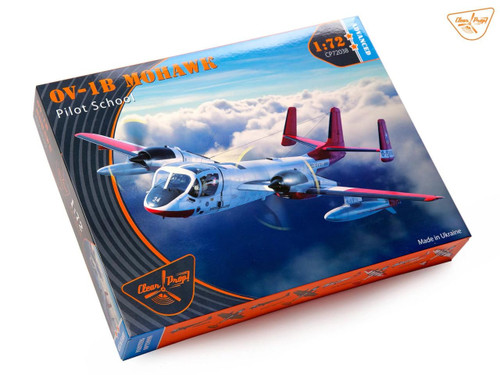 (SO) 1/72 Clear Prop OV-1B Mohawk Pilot School Advanced Plastic Model Kit