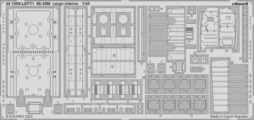 (SO) 1/48 Eduard Mi-35M cargo interior for Zvezda