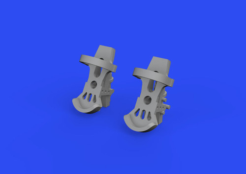 (SO) 1/72 Eduard Luftwaffe Rudder Pedals (Resin)