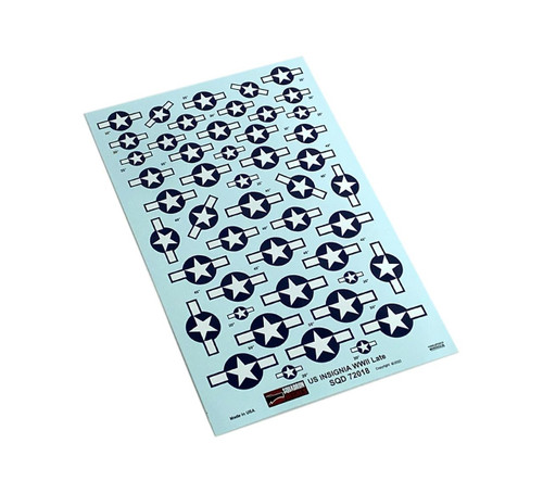 (SO) 1/72 Squadron Decals - US Insignia WWII Late