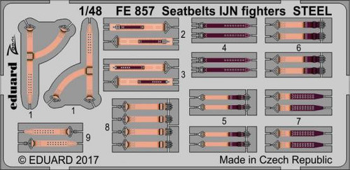 (SO) 1/48 Eduard Seatbelts IJN fighters Steel