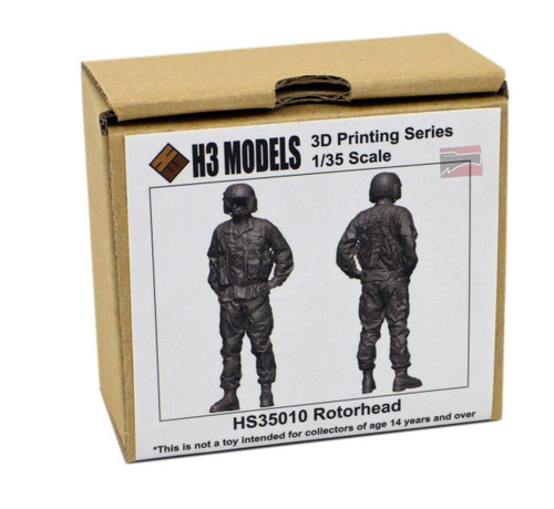 (SO) 1/35 H3 Models Rotorhead Resin Figure Model Kit