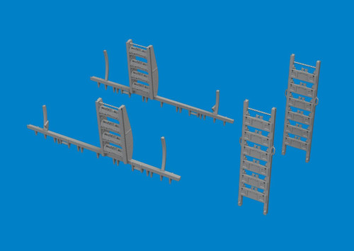 (SO) 1/48 Eduard B-26B bomb racks 3D