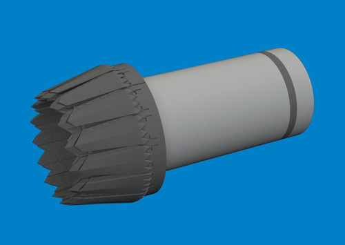 (SO) 1/48 Eduard F-35C exhaust nozzle PRINT Brassin for TAMIYA kit
