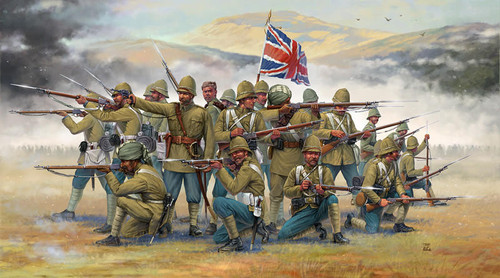 (SO) 1/72 British Infantry & Sepoys Soldiers Colonial Wars (50)