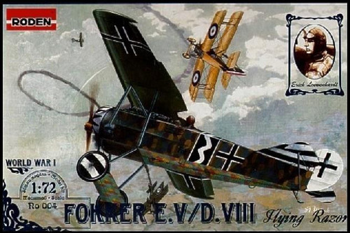 (SO) 1/72 Roden Fokker E V D VIII Aircraft