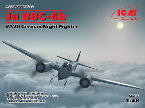 (SO) 1/48 ICM Ju 88C-6b, WWII German Night Fighter