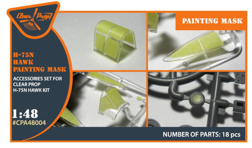 (SO) 1/48 Clear Prop Hawk H-75 N/O Paint Mask