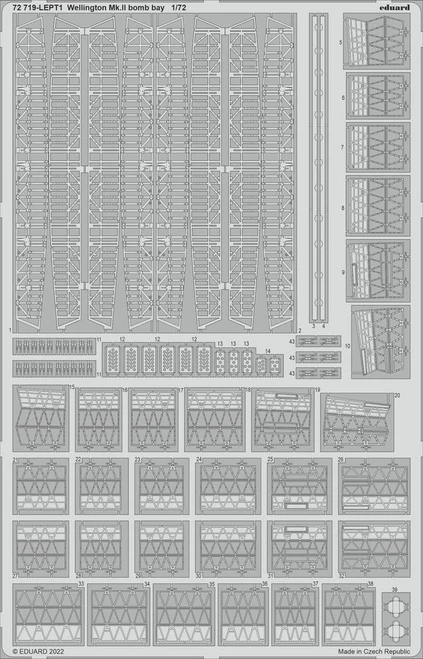(SO) 1/72 Eduard Wellington Mk II Bomb Bay for AIR