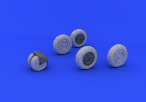 (SO) 1/48 Eduard MiG31 Wheels for AGK (Resin)