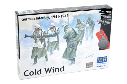 (SO) 1/35 Master Box Cold Wind German Infantry 1941-42 Plastic Model Kit