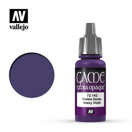 (SO) Vallejo Paint 17ml Bottle Heavy Violet Opaque Game Color