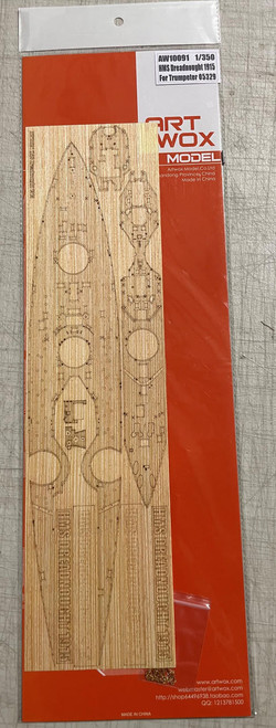 (SO) 1/350 Artwox HMS Dreadnought 1915 Wood Deck