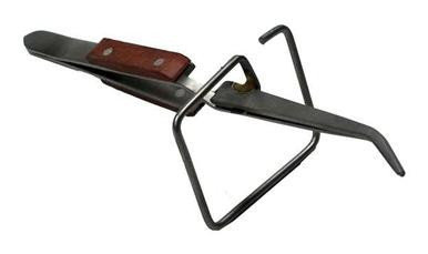 (SO) Squadron Tools The Third Hand 6 Fibergrip Tweezers Curved with Stand