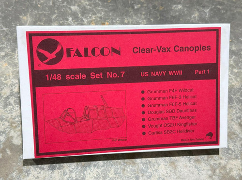 (SO) 1/48 Falcon Canopies Set US Navy Fighters World War II (part 1)