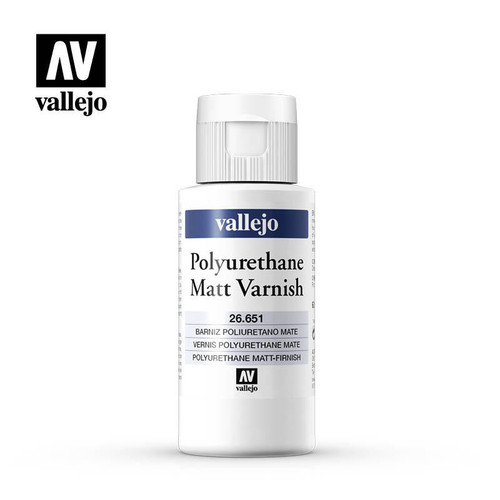 (SO) Vallejo 60ml Bottle Polyurethane Matte Varnish