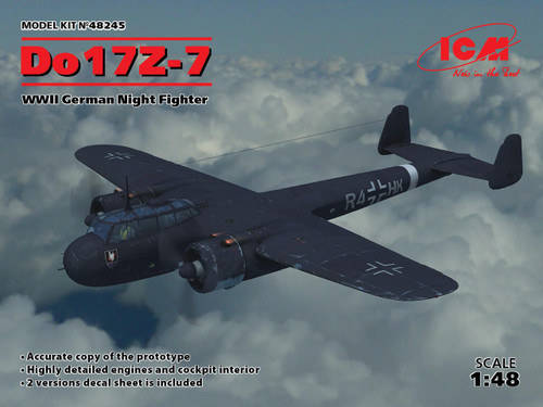 (SO) 1/48 ICM Do 17Z-7, WWII German Night Fighter