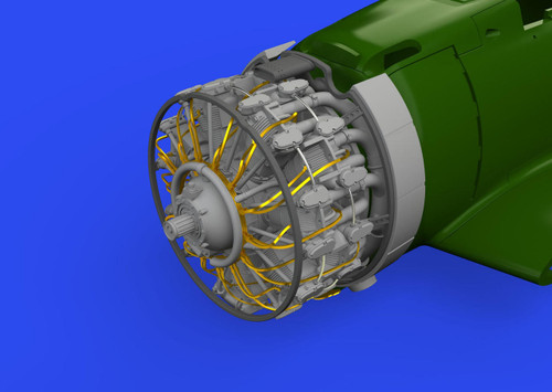 (SO) 1/48 Eduard A-6M2 Engine Complete for EDU (PE & Resin)