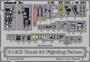(SO) 1/48 Eduard F-16CJ Block 50 for Tamiya (Pre-Painted)
