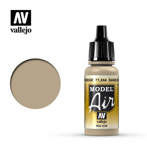 (SO) Vallejo Paint 17ml Bottle Sand Beige Model Air