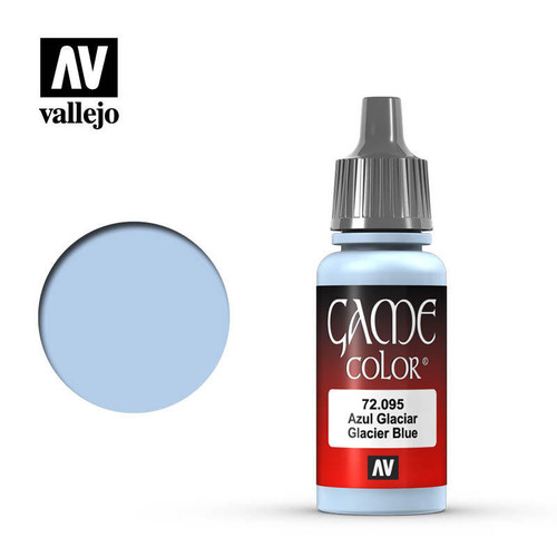 (SO) Vallejo Paint 17ml Bottle Glacier Blue Game Color