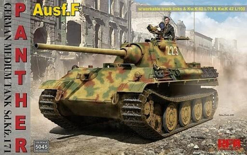 (SO) 1/35 Ryefield Model Panther Ausf.F w/workable trac