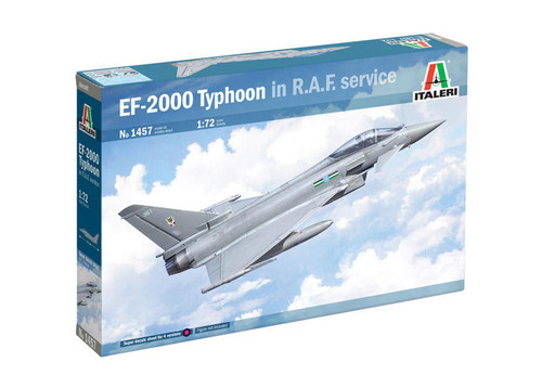 (SO) 1/72 Italeri EF-2000 Typhoon in R.A.F. Service Plastic Model Kit