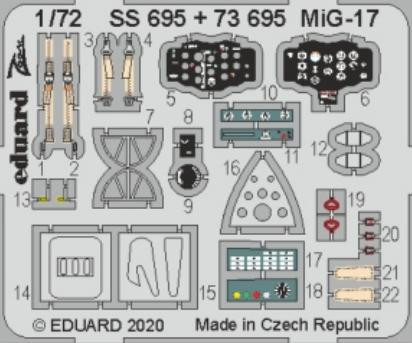 (SO) 1/72 Eduard MiG17 for AIR (Pre-Painted)