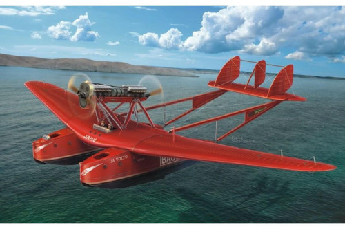 (SO) 1/72 Dora Wings Savoia Marchetti S55 Record Flight Flying Boat Aircraft w/Resin Engine (9L, 13 Wingspan)