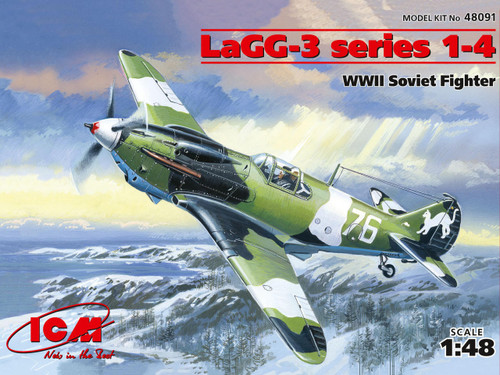 (SO) 1/48 ICM LaGG-3 series 1-4, WWII Soviet Fighter