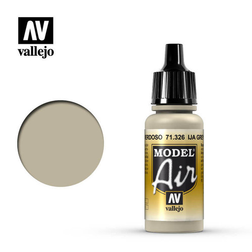(SO) Vallejo Paint 17ml Bottle IJA Grey Green Model Air