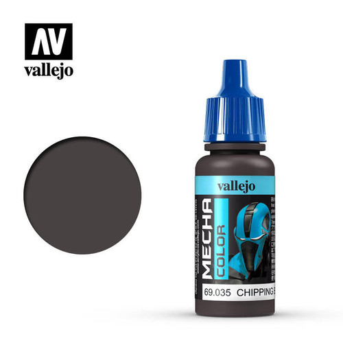 (SO) Vallejo Paint 17ml Bottle Chipping Brown Mecha Color