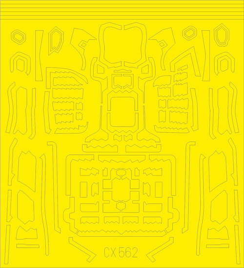 (SO) 1/72 Eduard Mask F-35B Surface Panels for ITL