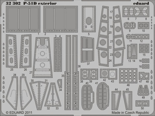 (SO) 1/32 Eduard P-51D Exterior for Tamiya