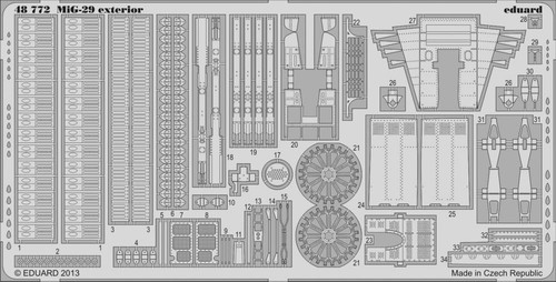 (SO) 1/48 Eduard MiG29 Exterior for LNR