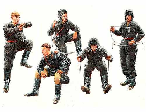 (SO) 1/35 Master Box Soviet Tank Crew 1943-45 (x5)