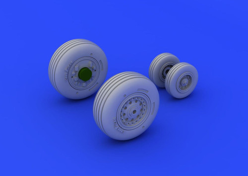 (SO) 1/72 Eduard F-4J Wheels for Academy (Resin)