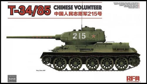 (SO) 1/35 Ryefield Model T-34/85 Chinese Volunteer 215