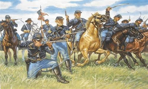 (SO) 1/72 Italeri Civil War Union Cavalry Figure Set