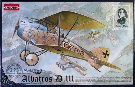 (SO) 1/72 Roden Albatros D III Oeffag s253 Austro-Hungarian BiPlane Fighter