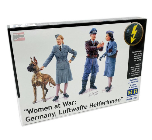 (SO) 1/35 Master Box Women at War: Germany Luftwaffe Helferinnen Plastic Kit