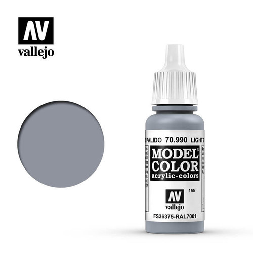 (SO) Vallejo Paint 17ml Bottle Light Grey Model Color