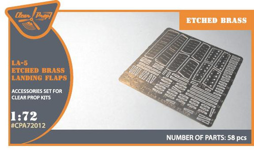 (SO) 1/72 Clear Prop La-5 (All Versions) Photo Etch Landing Flaps