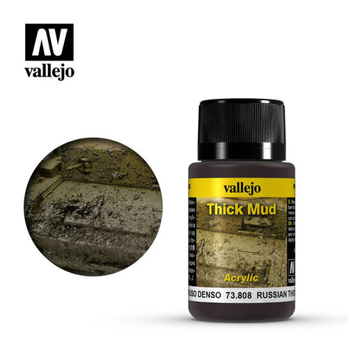(SO) Vallejo 40ml Bottle Russian Thick Mud Weathering Effect