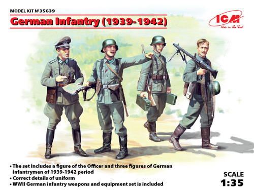 (SO) 1/35 ICM German Infantry (1939-1942) (4 figures)