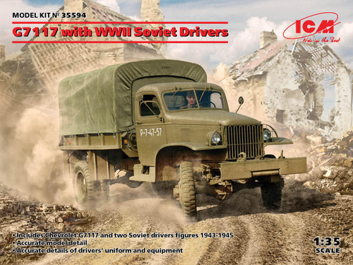 (SO) 1/35 ICM G7117 with WWII Soviet Drivers