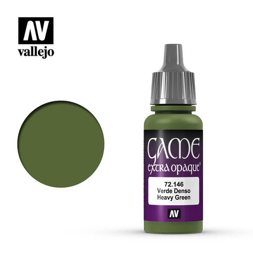 (SO) Vallejo Paint 17ml Bottle Heavy Green Opaque Game Color